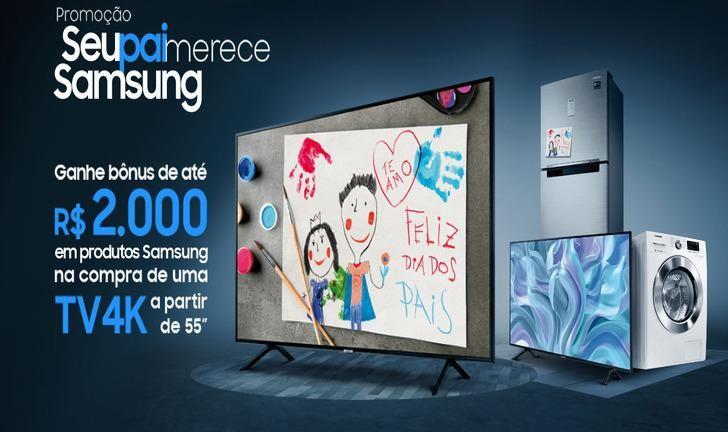 promoção TV samsung dia dos pais promoção TV samsung dia dos pais