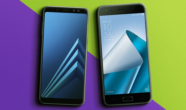 galaxy a8 vs zenfone 4 galaxy a8 vs zenfone 4
