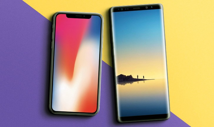 iphone x vs gaslaxy note 8 iphone x vs gaslaxy note 8