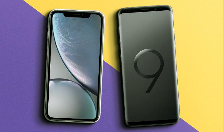 iPhone XR vs Galaxy S9 Plus iPhone XR vs Galaxy S9 Plus