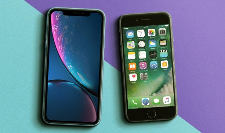 iPhone XR vs iPhone 7 iPhone XR vs iPhone 7