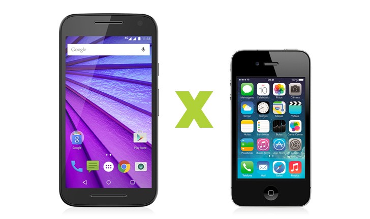 iPhone 4S ou Moto G iPhone 4S ou Moto G