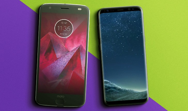 moto z2 force vs galaxy s8 moto z2 force vs galaxy s8