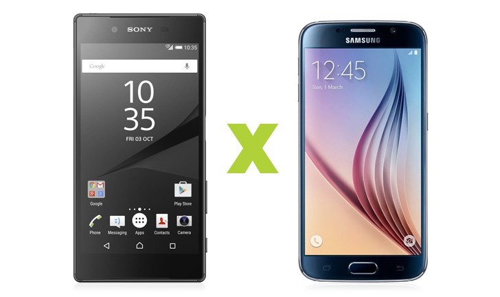 Xperia Z5 ou Galaxy S6 Xperia Z5 ou Galaxy S6