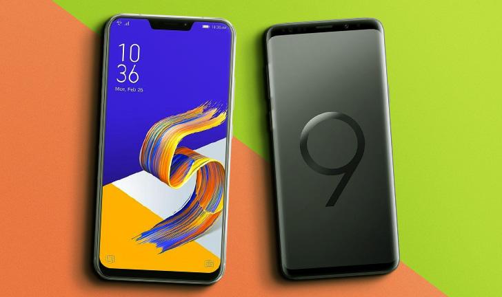 Zenfone 5 vs Galaxy S9 Zenfone 5 vs Galaxy S9