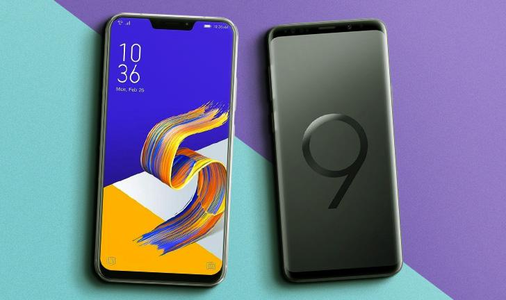 Zenfone 5Z vs Galaxy S9 Zenfone 5Z vs Galaxy S9