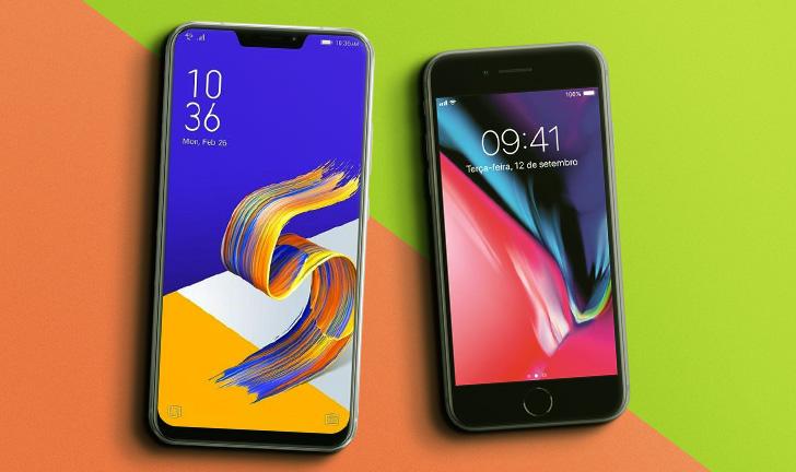 Zenfone 5 vs iPhone 7 Zenfone 5 vs iPhone 7