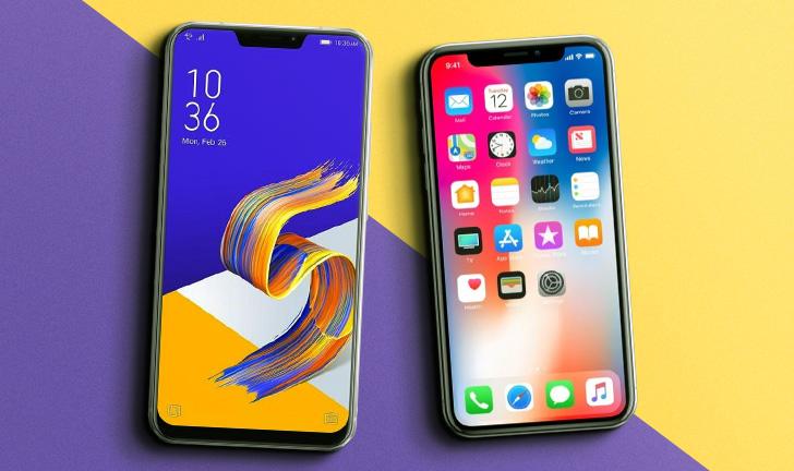 Zenfone 5Z vs iPhone X Zenfone 5Z vs iPhone X