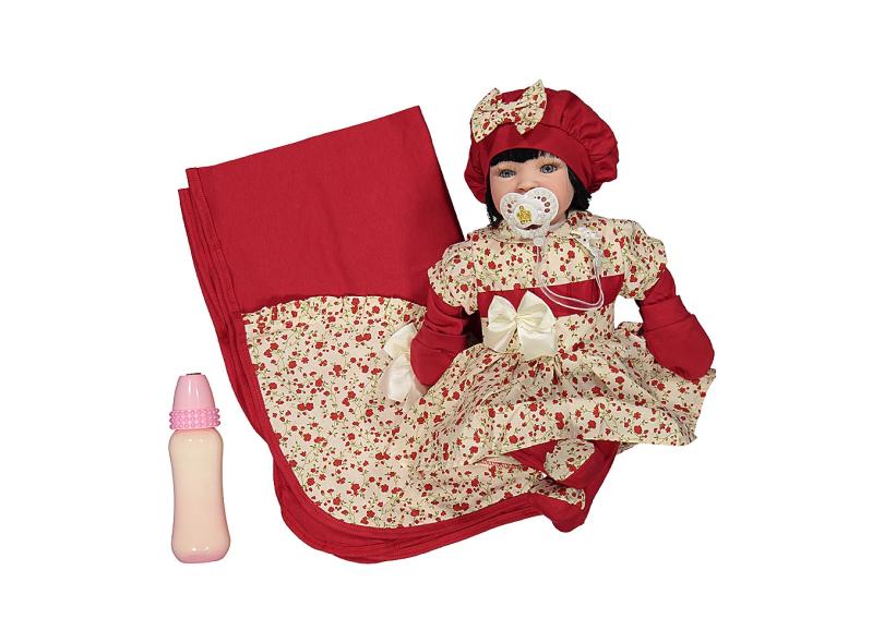 Boneca Bebê Reborn Realista Maitê Cegonha Dolls Menina Morena 53cm