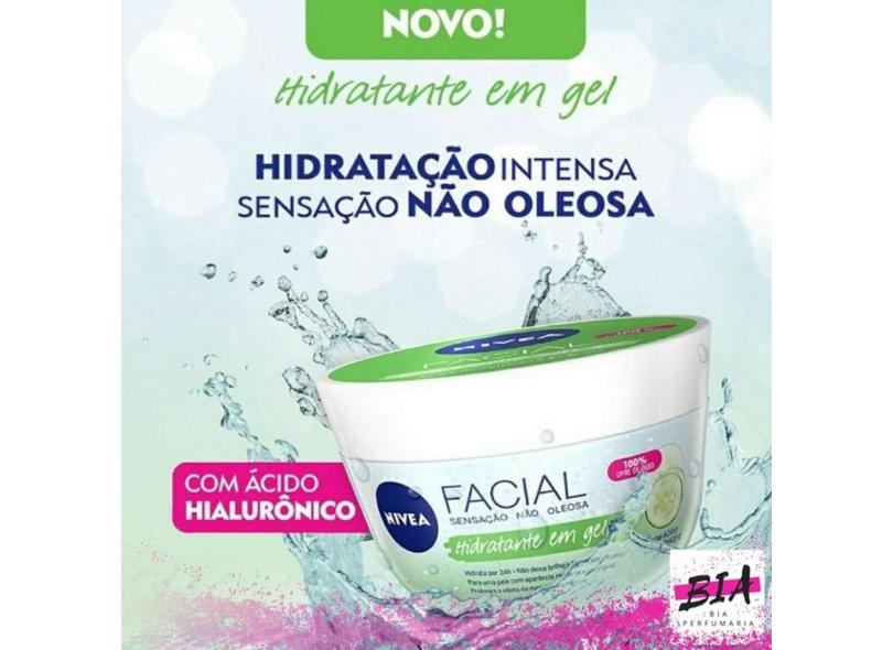 Hidratante Em Gel Facial Nivea Hialuronico E Pepino G O Melhor