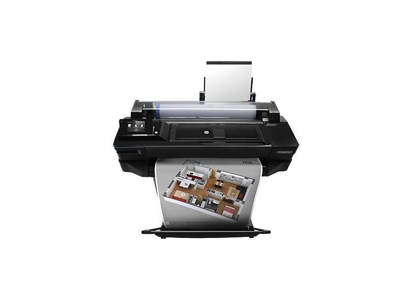 Plotter HP Designjet T520 24 Polegadas Jato De Tinta Colorida Sem Fio