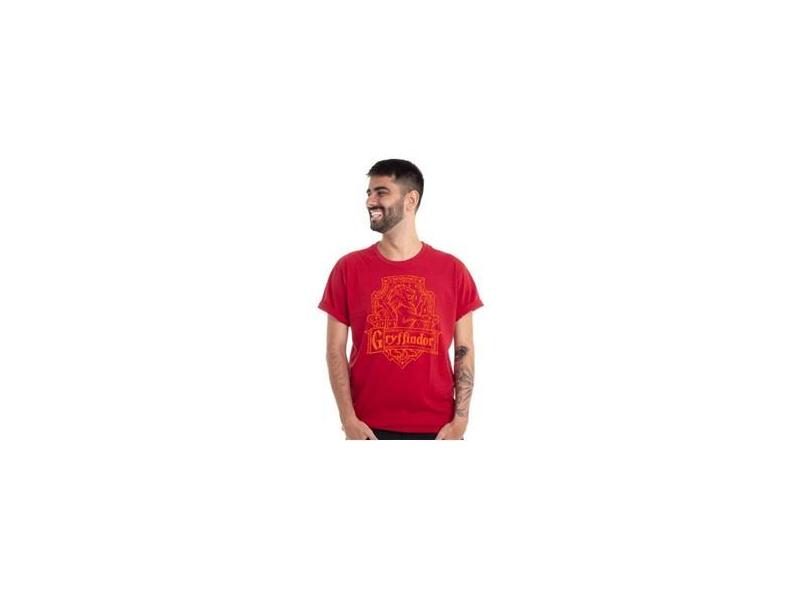 Camiseta Harry Potter Casas Grifinória Minnie M Piticas o Melhor