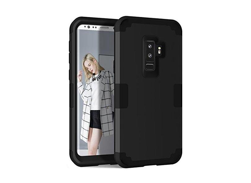 Capa para Galaxy S9 Plus ZERMU de plástico rígido de três camadas