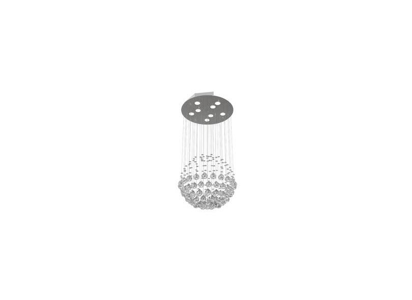 Lustre De Cristal Legitimo Globo Cm Sala De Estar Mesa Jantar Quarto