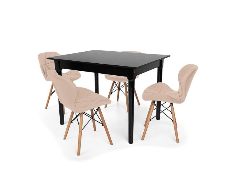 Conjunto Mesa De Jantar X Cadeiras Nude O Melhor Pre O