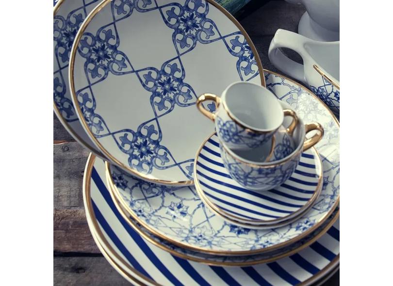 Aparelho Jantar Ch Caf Pe As Coup Lusitana Oxford Porcelana O