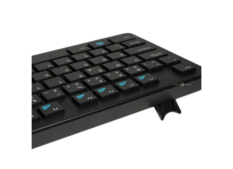 Kit Teclado Mouse Sem Fio Chocolate Ultrafino Feasso Fatc O