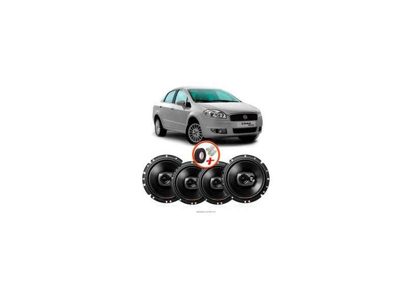 Kit Alto Falante Pioneer Fiat Linea Ts Br X W Rms Ohms