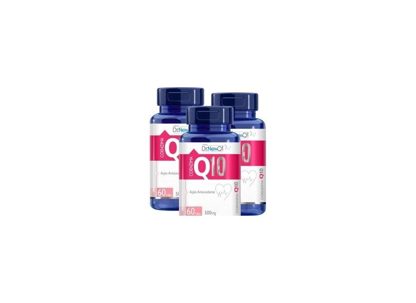 Coenzima Q10 500mg 60 Cápsulas Dr New Qi Upnutri Kit X3 o Melhor