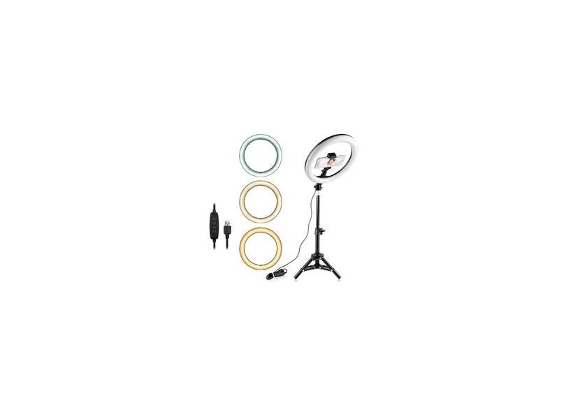 Iluminador Led Ring Light Kit Completo C Cm Trip O Melhor