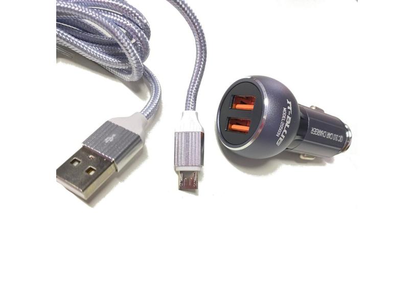 Tomada Usb C Veicular Carregador Automotivo Turbo W Usb V Em