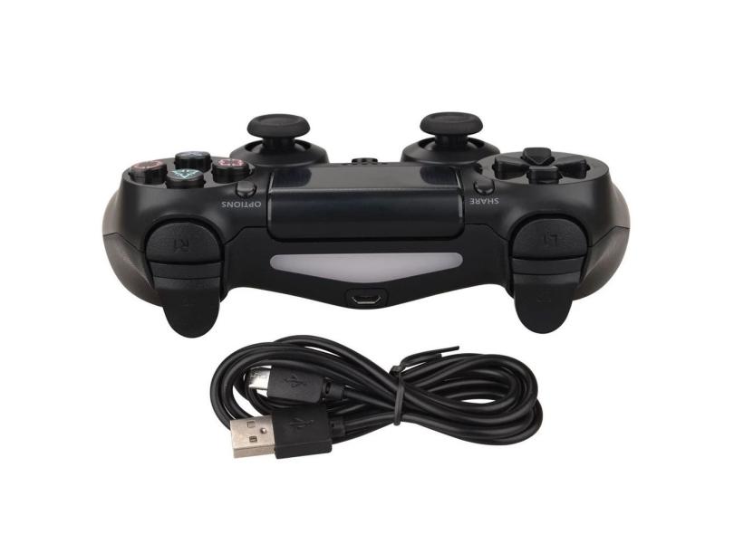 Controle Joystick Sem Fio Doubleshock Para Ps Led Usb Em Promo O No