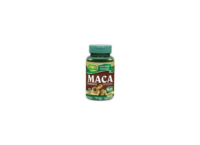 Maca Peruana Vitamina C e Zinco 550mg 60 Cápsulas Unilife em Promoção