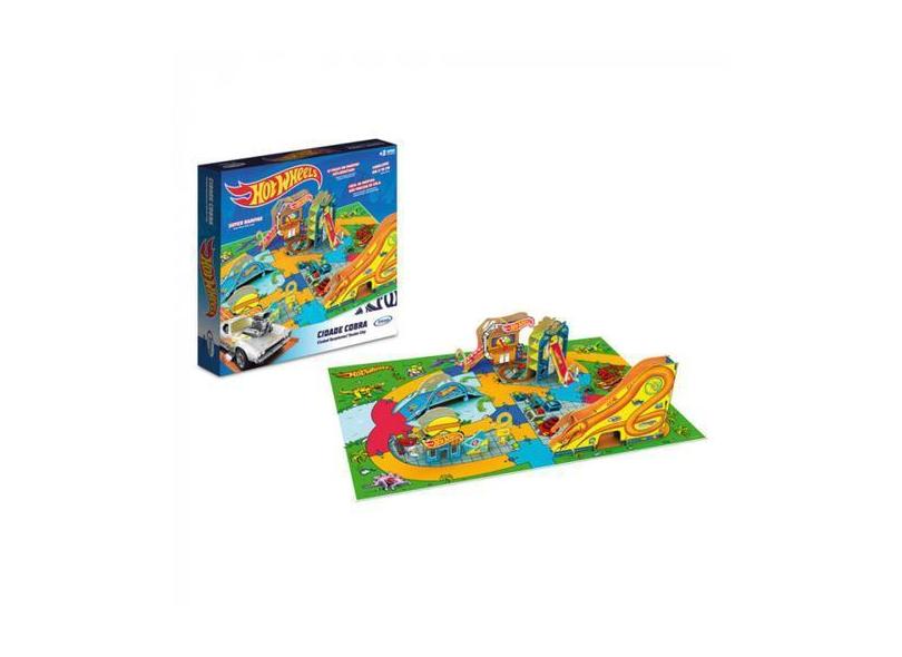 Quebra Cabe As Playset Cidade Cobra Hot Wheels Pe As Xalingo Em Promo O No Buscap