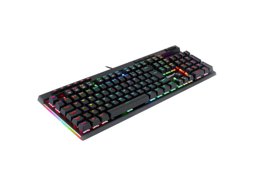 Teclado Mec Nico Gamer Redragon Vata Pro Rgb Switch Abnt O Melhor