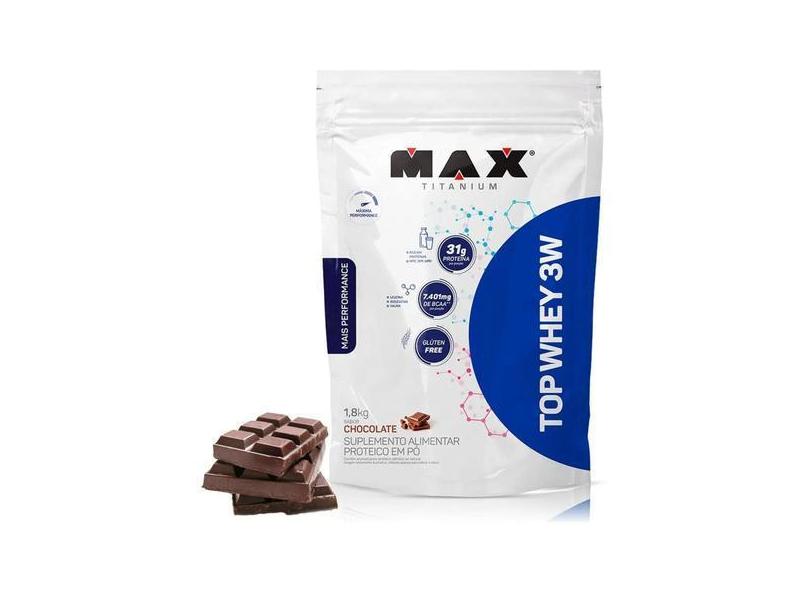 Top Whey W Performance Refil Kg Chocolate Max Titanium O