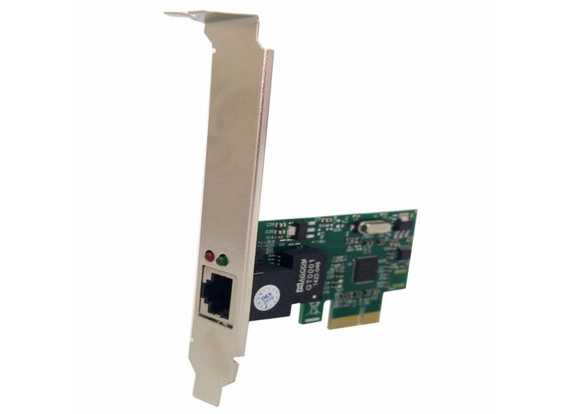 Placa De Rede Pcie 10 100 1000 Mbps Dp02 Pci Express o Melhor Preço