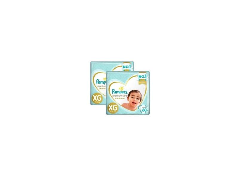 Kit Fralda Pampers Premium Care Jumbo Tamanho Xg Unidades O