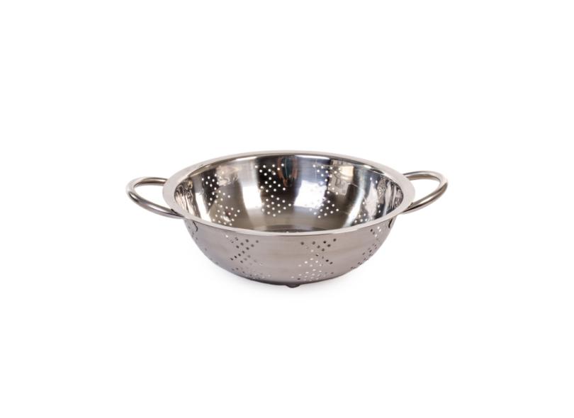 Escorredor De Massa Legumes Aço Inox Macarrão Alça 22cm o