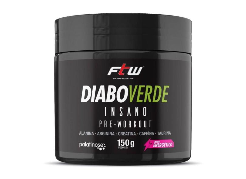 Diabo Verde Insano G Pr Treino Ftw Pre Workout Fitoway Em Promo O