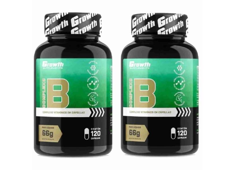 Complexo B Caps Growth Supplements Original Kit Potes O