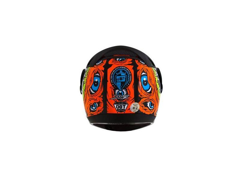 Capacete Evolution G6 788 Jaws E Laranja Pro Tork em Promoção é no Buscapé