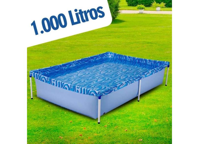 Piscina Infantil Retangular Litros Arma O Mor O Melhor