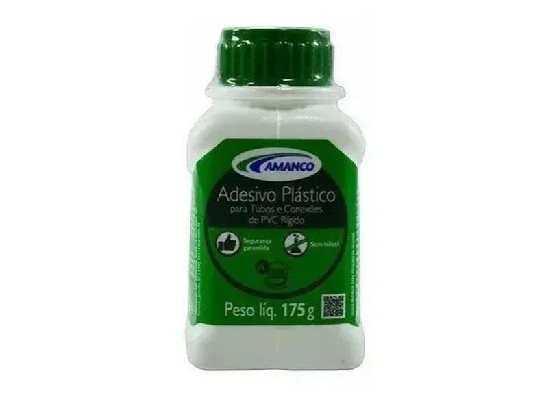 Adesivo Plastico Cola Para Cano Pvc 175g Pincel Amanco O Melhor