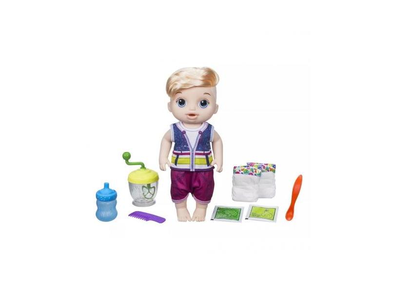 Boneca Baby Alive Papinha Divertida Menino Hasbro o Melhor Preço é