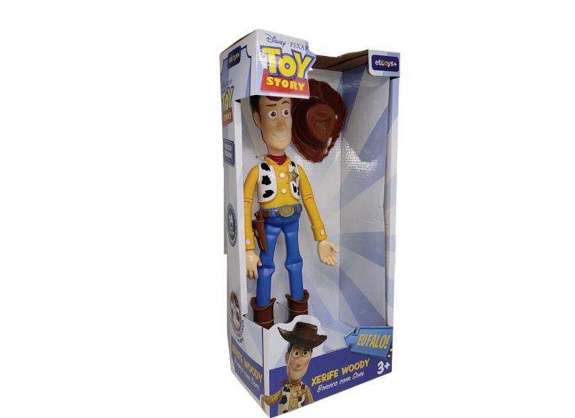 Boneco Toy Story Woody Falante 14 Frases 30cm Disney Pixar O