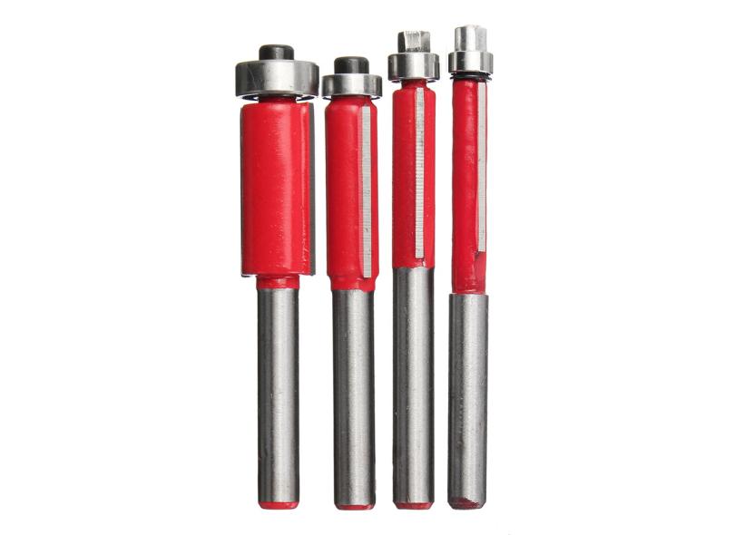 Pcs Polegada Haste End Rolamento Dupla Fresa Corte Router Bit