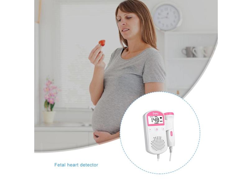 Doppler Fetal Monitor de Frequência Cardíaca Pré Gestante Detector de