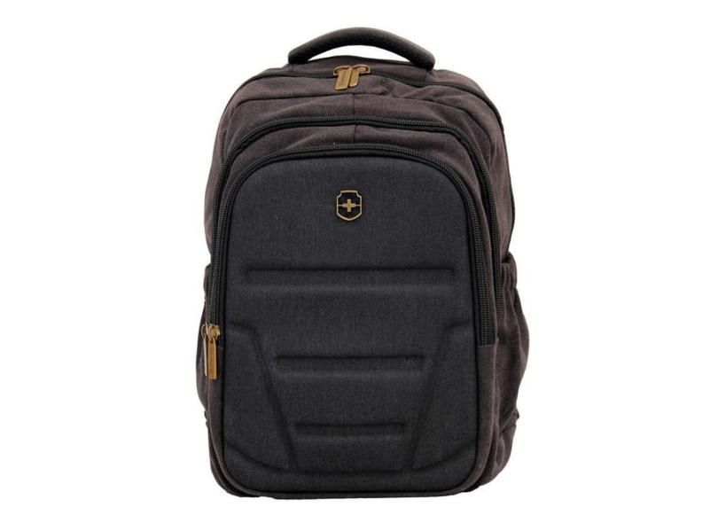 Mochila Notebook Ls Mn4153 Em Lona E Cinco Divisórias o Melhor