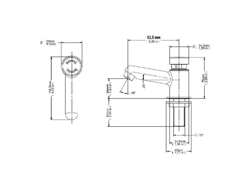 Torneira Para Banheiro Compact Press Matic Docol O Melhor