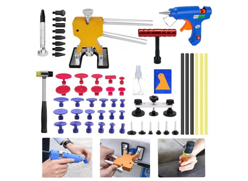 Kit de ferramentas para reparo de amassados de carro remoção de