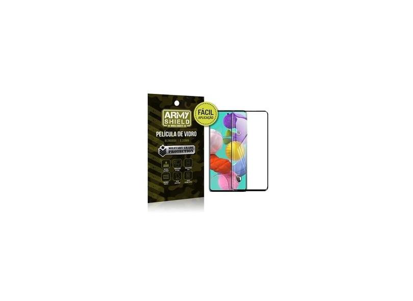 Película de Vidro 3D Fácil Aplicação Galaxy A71 Armyshield o