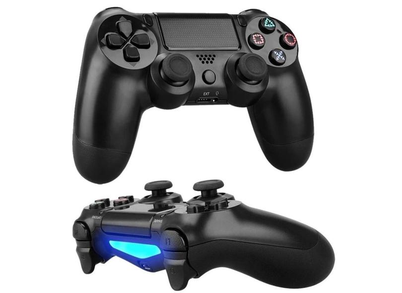 Controle Joystick Sem Fio Doubleshock Para Ps4 Led Usb em Promoção é no