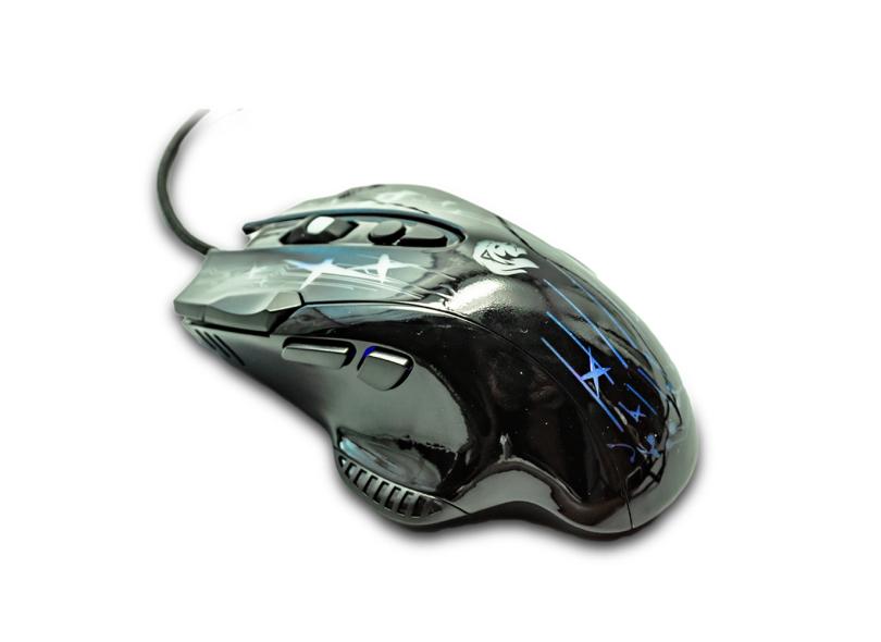 Mouse Gamer Usb Led Dpi Cabo M Tecido Es Mu Hayom Em