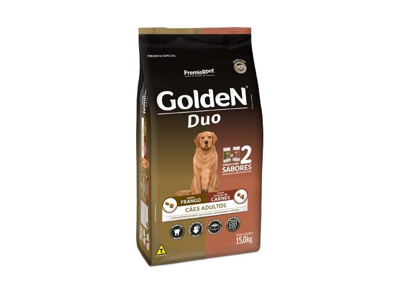 Ra O Golden Duo Para C Es Adultos Frango E Sele O De Carnes Kg