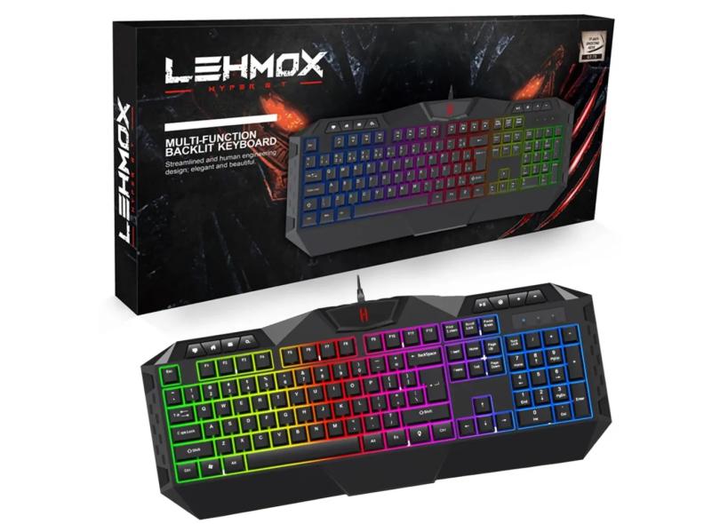 Teclado Gamer Lehmox Gt T Multi Fun O Luminoso Em Promo O No Buscap